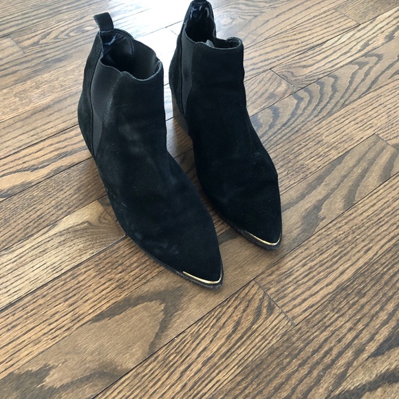 Marc Fisher Suede Ankle Boots - Picture 1 of 8